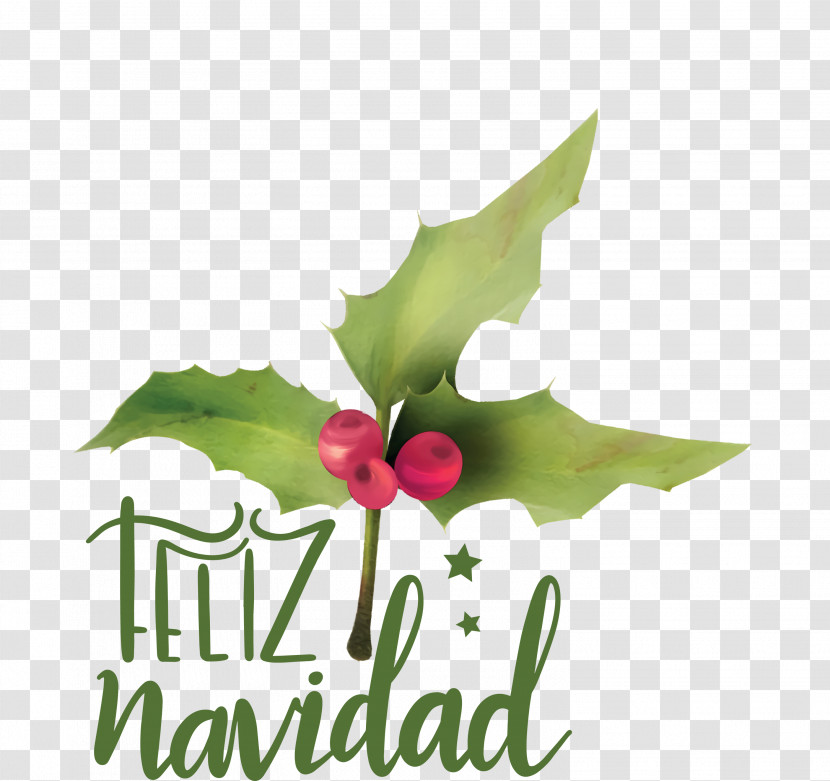 Feliz Navidad Merry Christmas Transparent PNG