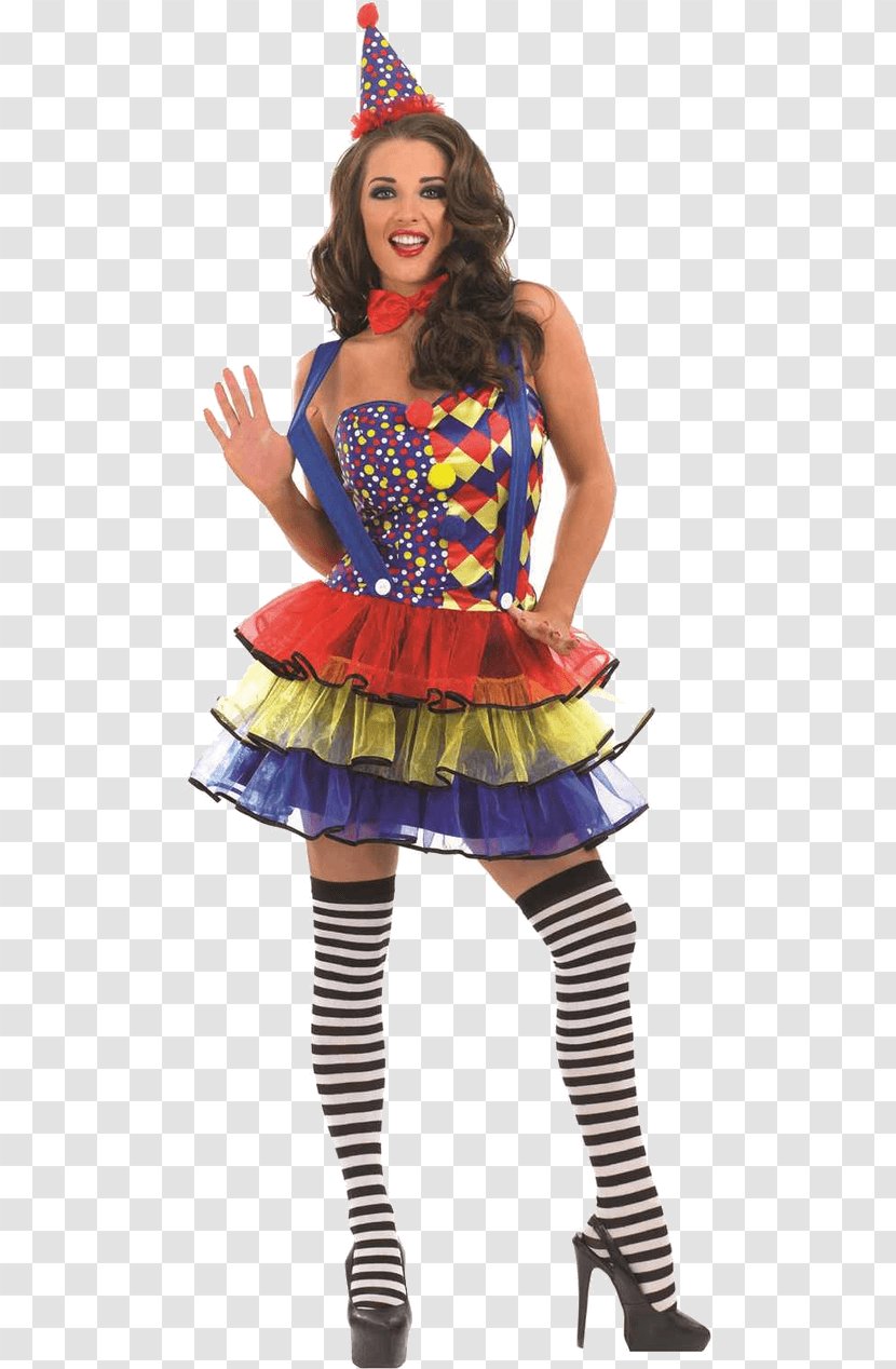 Costume Party Clown Woman Adult - Circus Transparent PNG