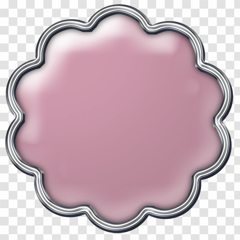 Pink M Rectangle - Heart - Design Transparent PNG