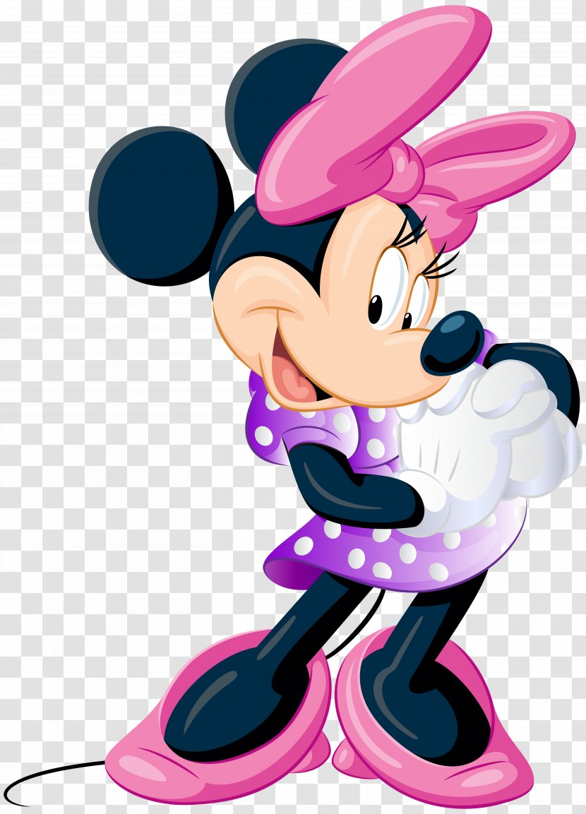 Minnie Mouse Mickey Clip Art - Watercolor - Free Image Transparent PNG