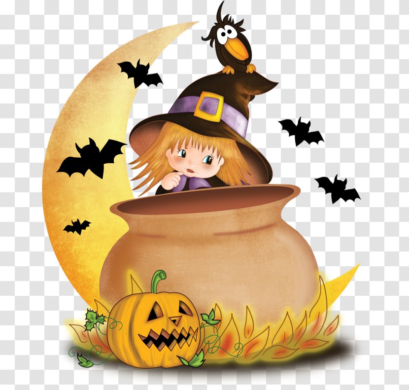 Halloween Cartoon Witchcraft Clip Art - Membrane Winged Insect Transparent PNG