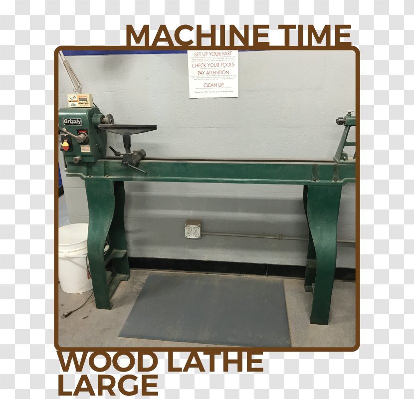 Machine Tool Lathe Shop - Time Transparent PNG