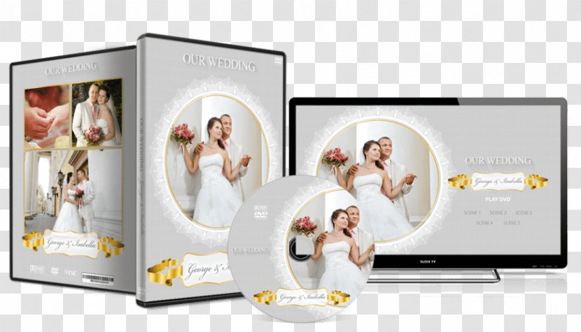 Wedding DVD Marriage Cover Art - Template Transparent PNG
