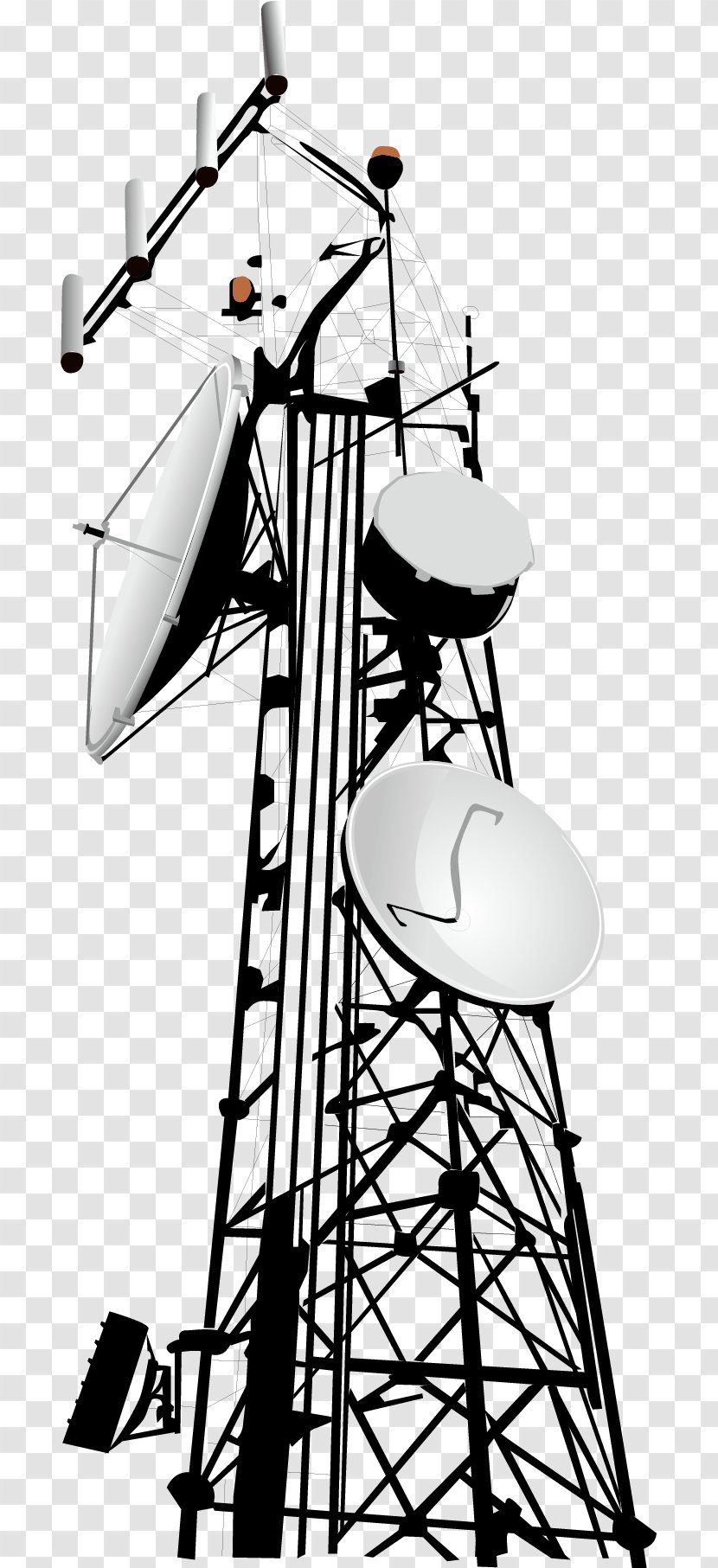 Signal Icon - Machine - Electronic TV Tower Transparent PNG