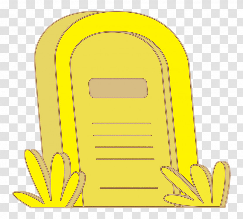 Cartoon Line Yellow Meter Material Transparent PNG