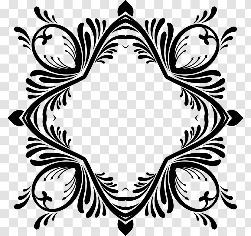 Line Art Visual Arts Floral Design Clip - Plant - Star Decorative Pattern Transparent PNG