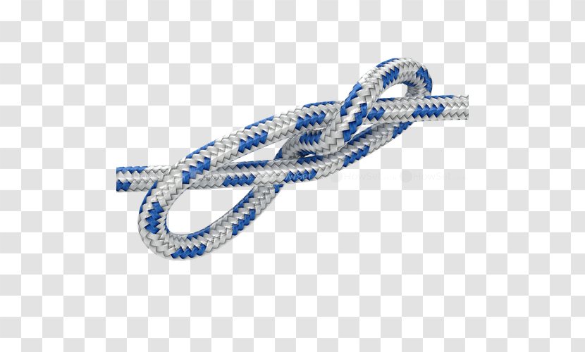 Rope Cobalt Blue Chain Bracelet - Tie The Knot Transparent PNG