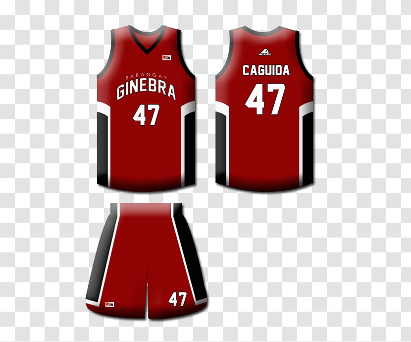 Barangay Ginebra San Miguel Philippine Basketball Association Sports Fan Jersey Uniform Transparent PNG