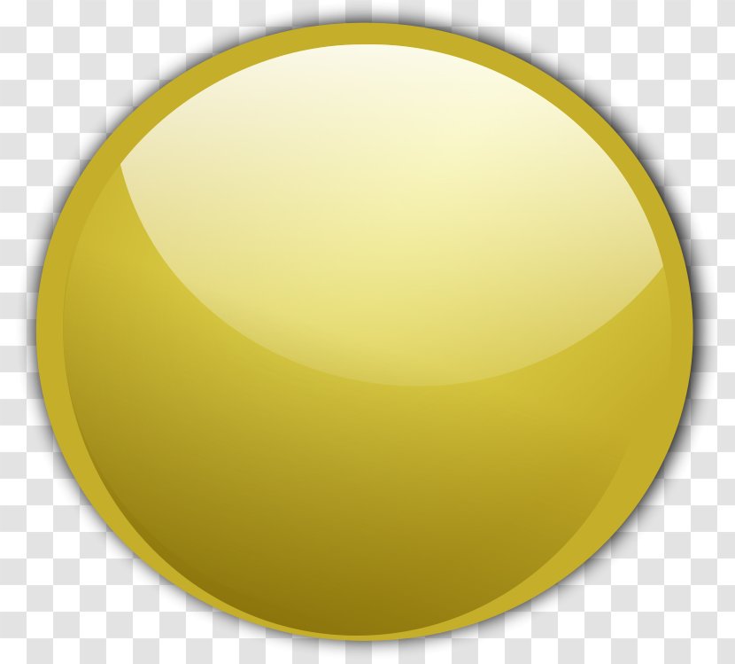 Gold Button Clip Art - Web - Circle Transparent PNG