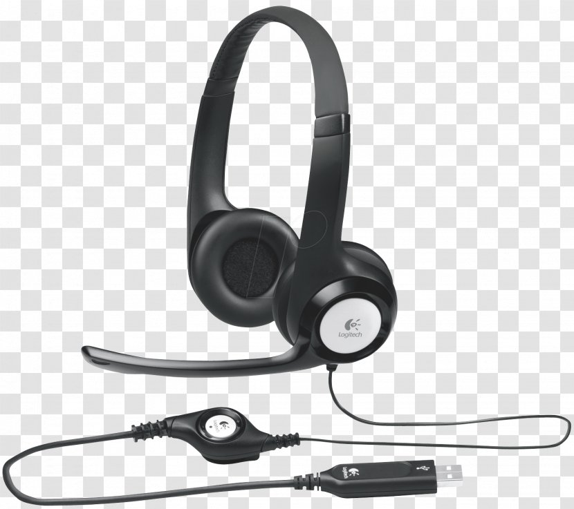 Logitech H390 Digital Audio Microphone Headphones H151 - Electronic Device Transparent PNG