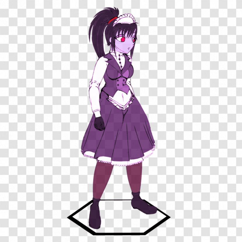 Clothing Costume Design Purple Violet - Flower - Maid Transparent PNG