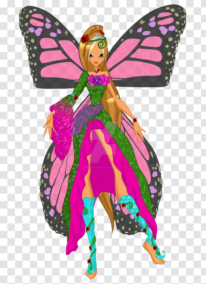 Monarch Butterfly Barbie Fairy Nymphalidae - Fictional Character - Surroundings Transparent PNG