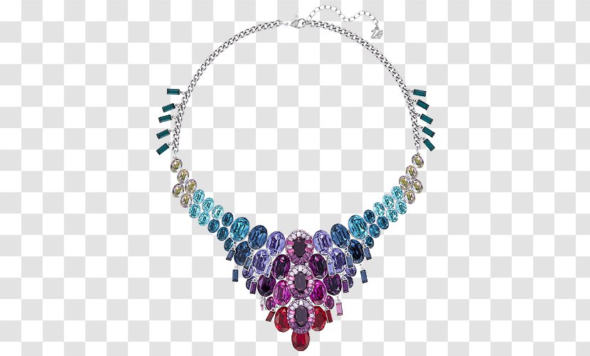 Earring Necklace Jewellery Swarovski AG - Ag - Women Colorful Transparent PNG
