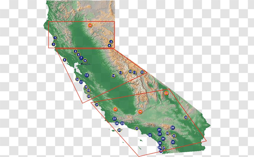 University Of California, San Diego Santa Barbara California Natural Reserve System McLaughlin The Regents - Water Resources - Yellow Gradient Maps Transparent PNG