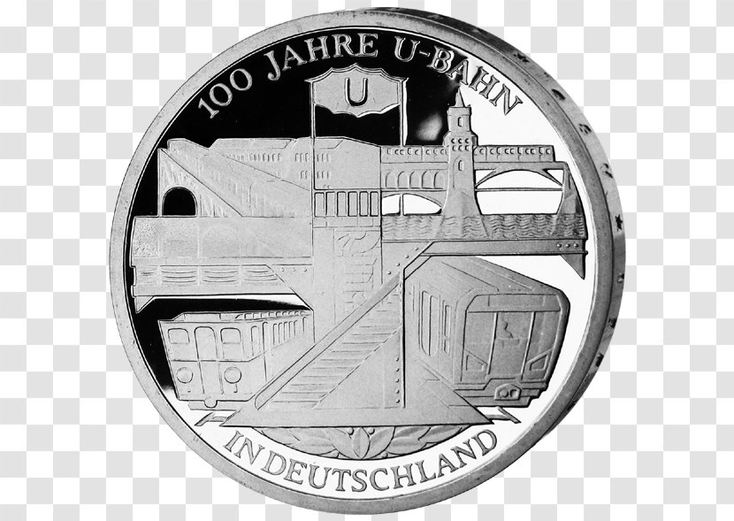 Silver Coin Germany Gold - Quarter Transparent PNG