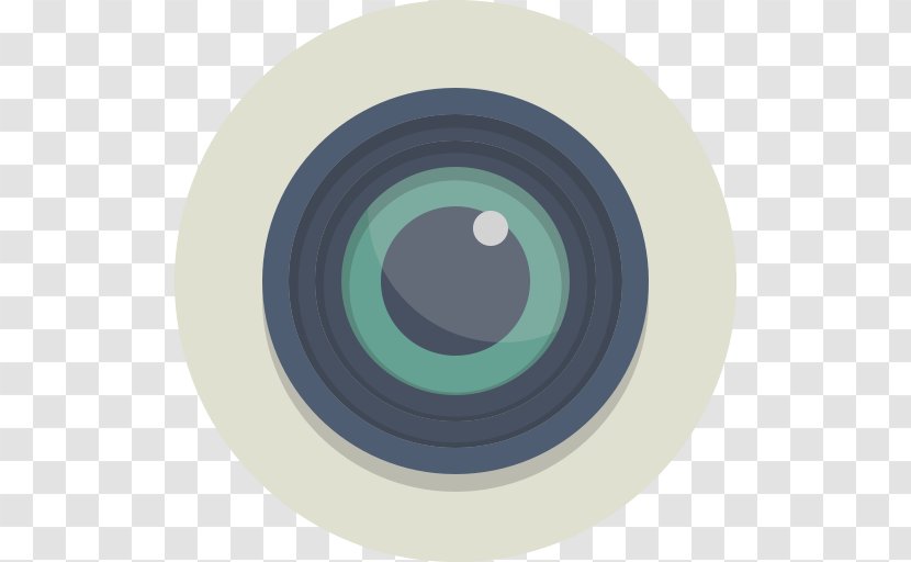 Purple Camera Lens Teal Circle - Roach Transparent PNG