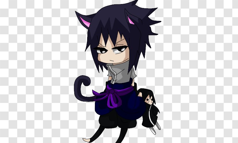 Cat Sasuke Uchiha Chibiusa Itachi - Heart Transparent PNG