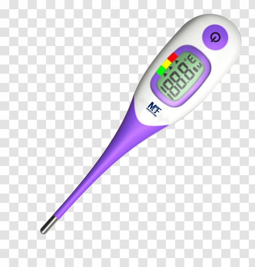 Product Design Purple Computer Hardware - Measuring Instrument - Digital Freezer Thermometer Wall Transparent PNG