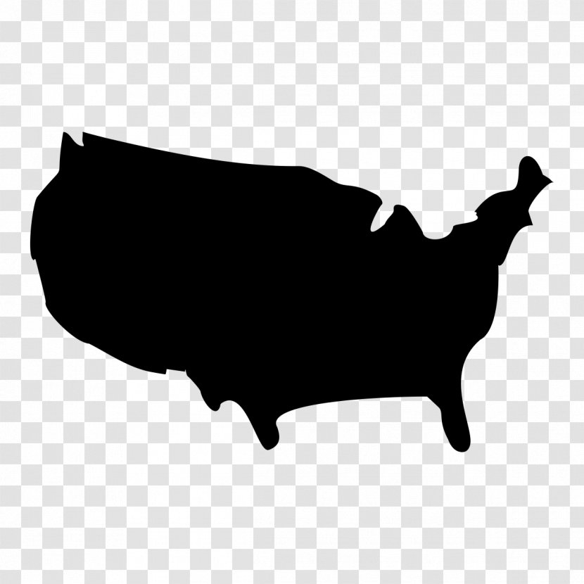 United States Vector Map - City - 200 Transparent PNG
