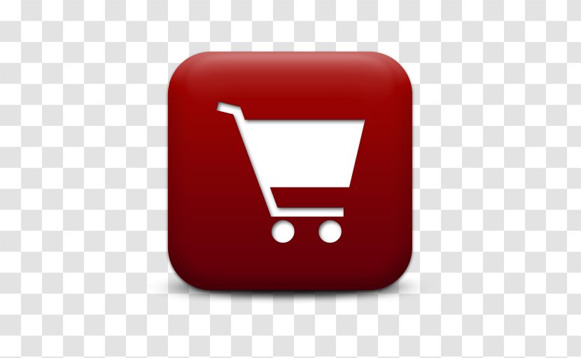 Shopping Cart Online E-commerce - Red Transparent PNG