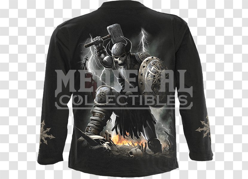 Long-sleeved T-shirt Clothing Accessories Gothic Fashion - Jacket Transparent PNG