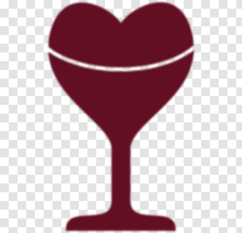 Wine Glass Champagne - Heart Transparent PNG