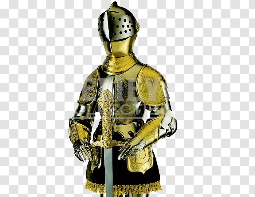 Knight Middle Ages Plate Armour Components Of Medieval - Sword Transparent PNG