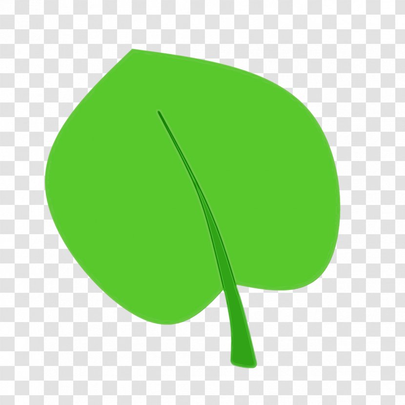 Green Leaf Watercolor - Tree Plant Transparent PNG