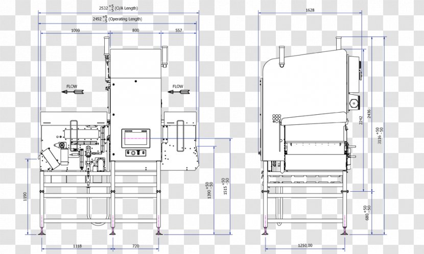 Floor Plan Technical Drawing - Design Transparent PNG