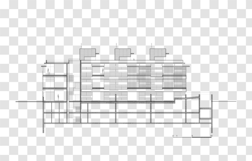 Architecture Floor Plan Facade - Silhouette - Design Transparent PNG