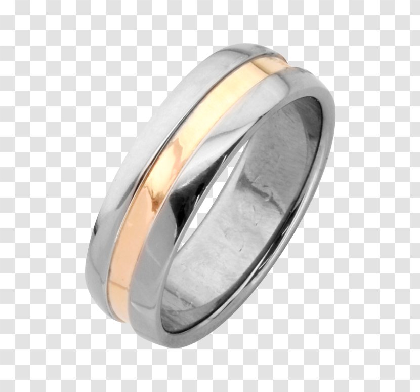 Wedding Ring Jewellery Titanium - Yellow Transparent PNG