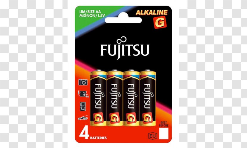Electric Battery Alkaline AA Fujifilm Fujitsu - Half Price Transparent PNG