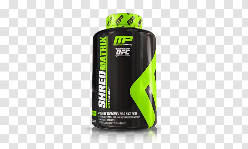 Dietary Supplement MusclePharm Corp Weight Loss Thermogenics Fat Emulsification - Hardware - Shred Transparent PNG
