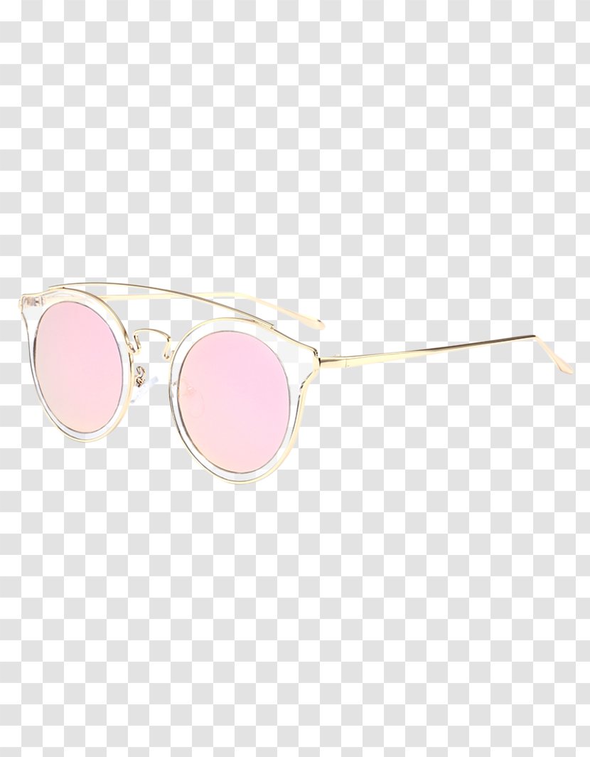 Sunglasses Goggles Pink M - Beige Transparent PNG