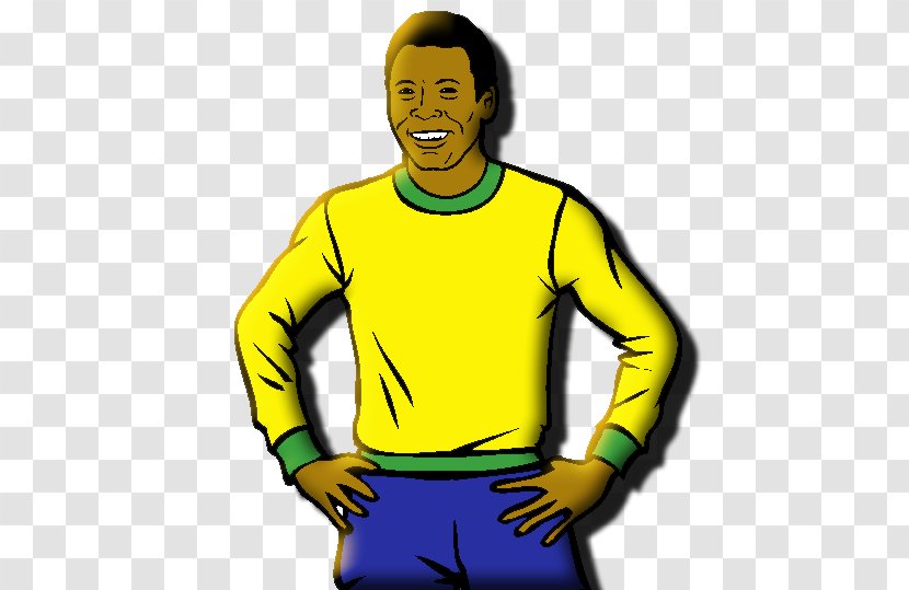 Pelé Santos FC Football Player T-shirt - Neck Transparent PNG