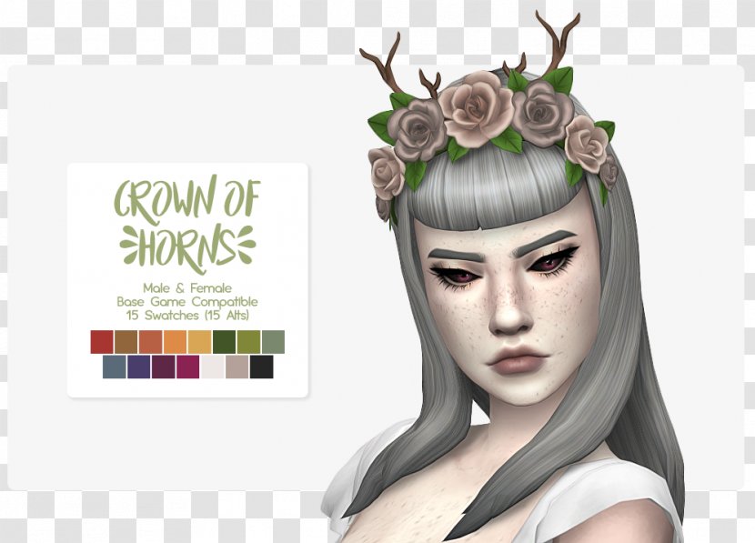 The Sims 4 3 2 - Clothing - Flower Ferment Facial Mask Transparent PNG