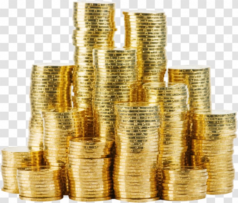 Gold Coin Bank Money - Coins Transparent PNG