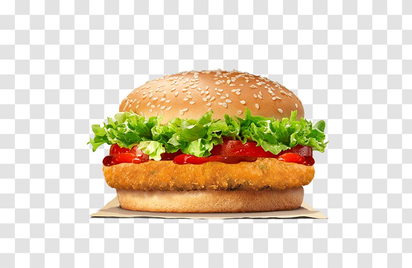 Hamburger Cheeseburger TenderCrisp Chicken Sandwich French Fries - Fried Food - Burger King Transparent PNG