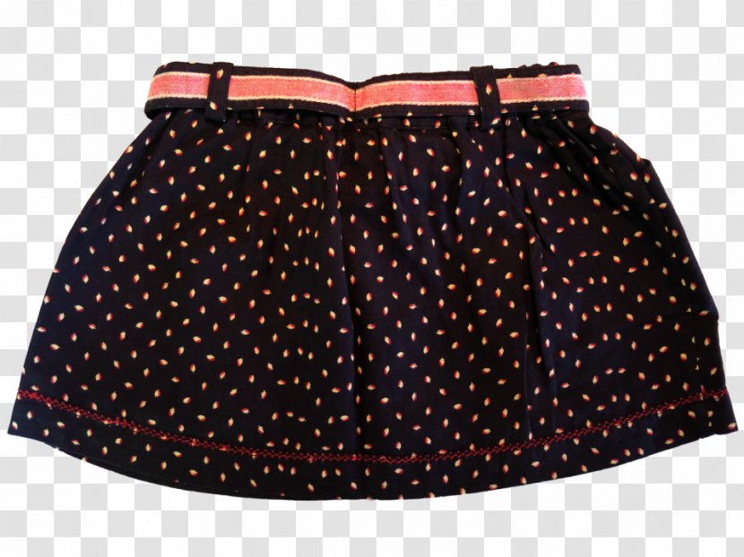 Polka Dot Skirt Pattern - Black M - Orange Transparent PNG