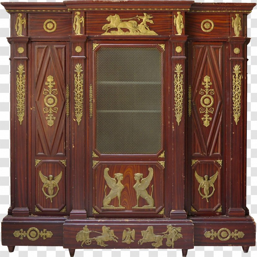 Armoires & Wardrobes France Empire Style Bookcase Furniture - Napoleon Iii Transparent PNG