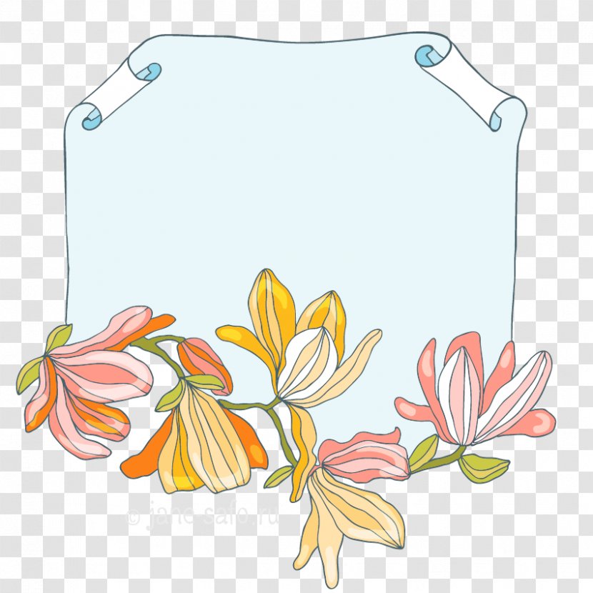 Floral Design Paper - Petal Transparent PNG
