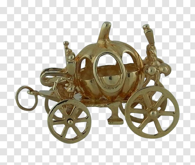 Colored Gold Cinderella Carat Jewellery - Walt Disney - Pumpkin Carriage Transparent PNG