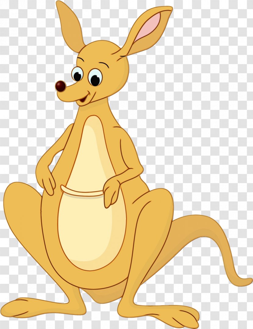 Kangaroo Macropodidae Cartoon Wallaby - Animal Figure - Tail Transparent PNG