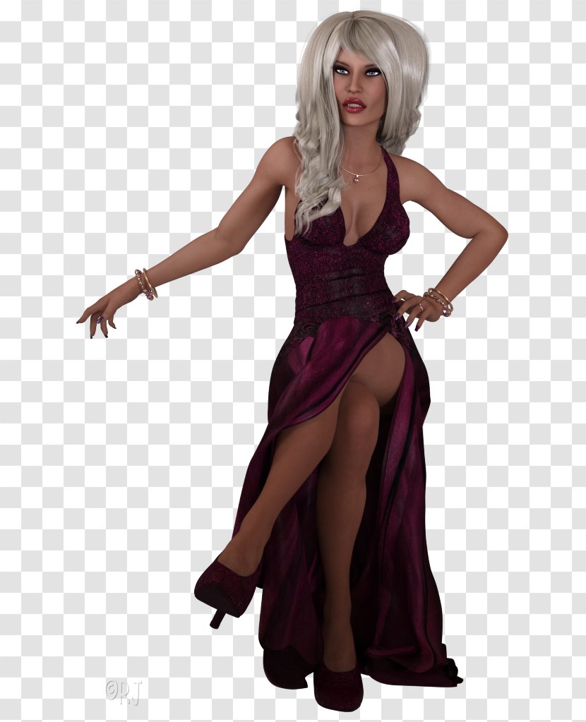 Gown Fashion Model Cocktail Human Hair Color - Tree Transparent PNG