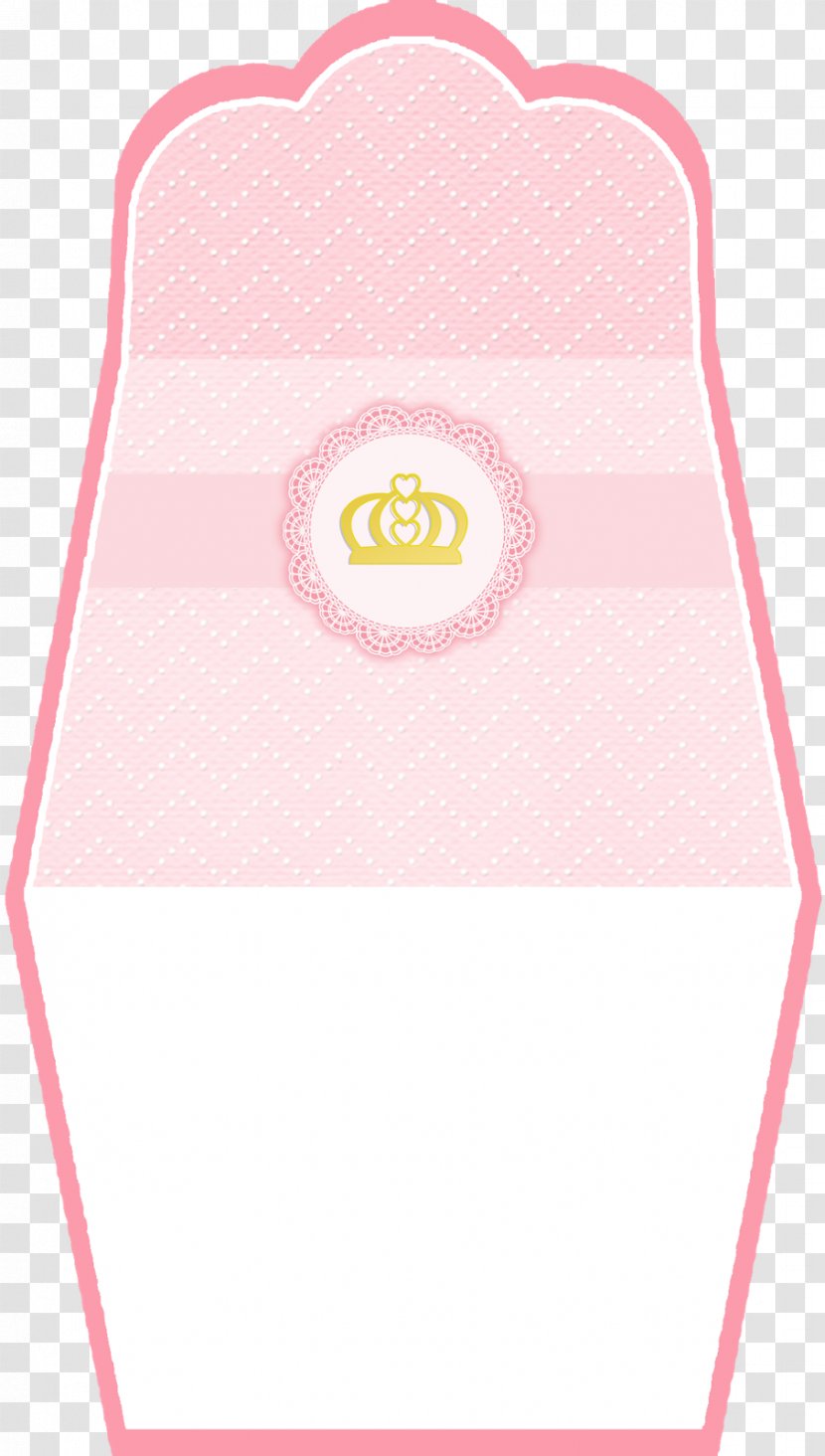 Paper Line Pink M Font - Crown Transparent PNG