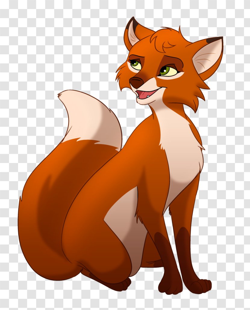 Red Fox Foxy Lady Clip Art - Puma - Vertebrate Transparent PNG