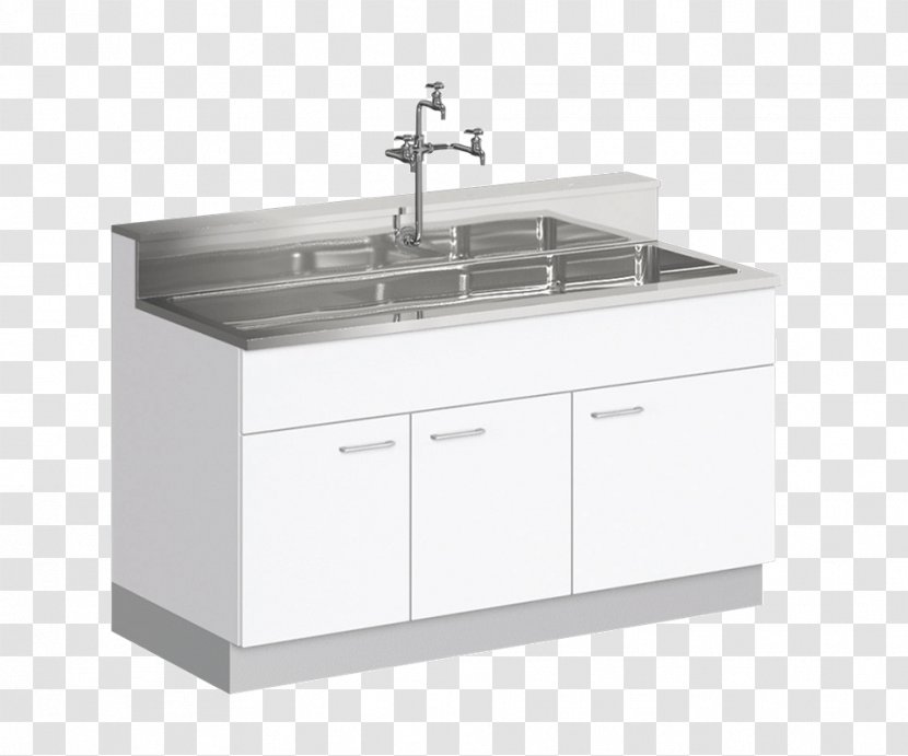 Kitchen Sink Tap Stainless Steel Bathroom - Plumbing Fixture Transparent PNG