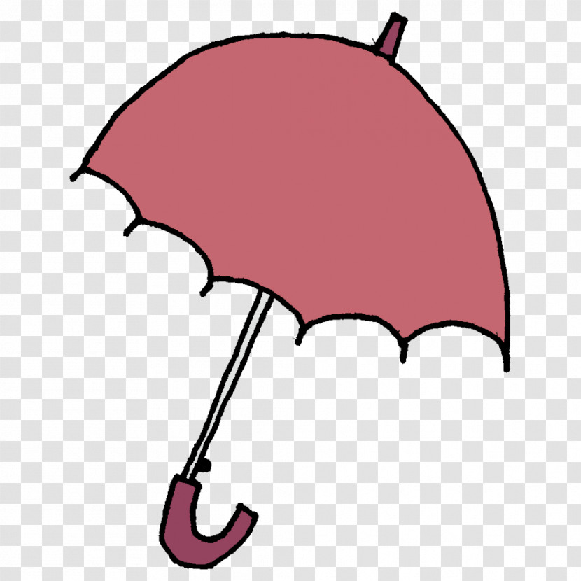 Umbrella Pink M Line Area Meter Transparent PNG