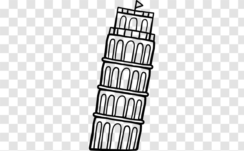 Leaning Tower Of Pisa Font - Area Transparent PNG