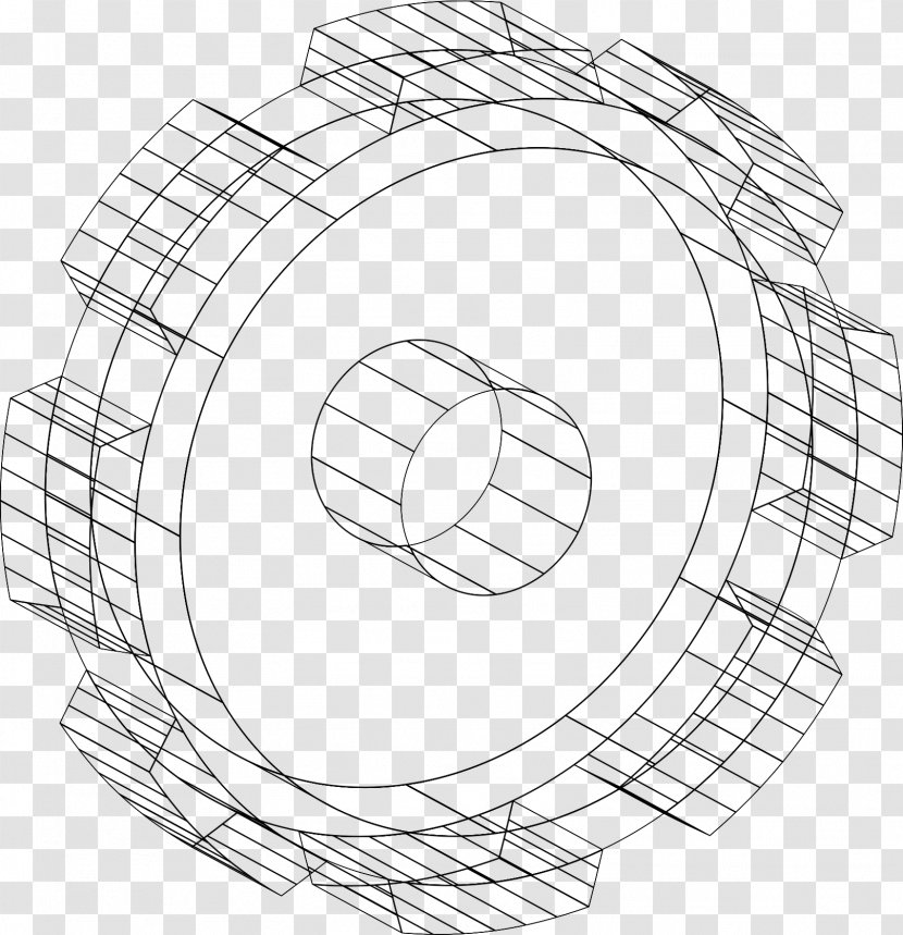 Website Wireframe Gear Clip Art - Drawing - Area Transparent PNG